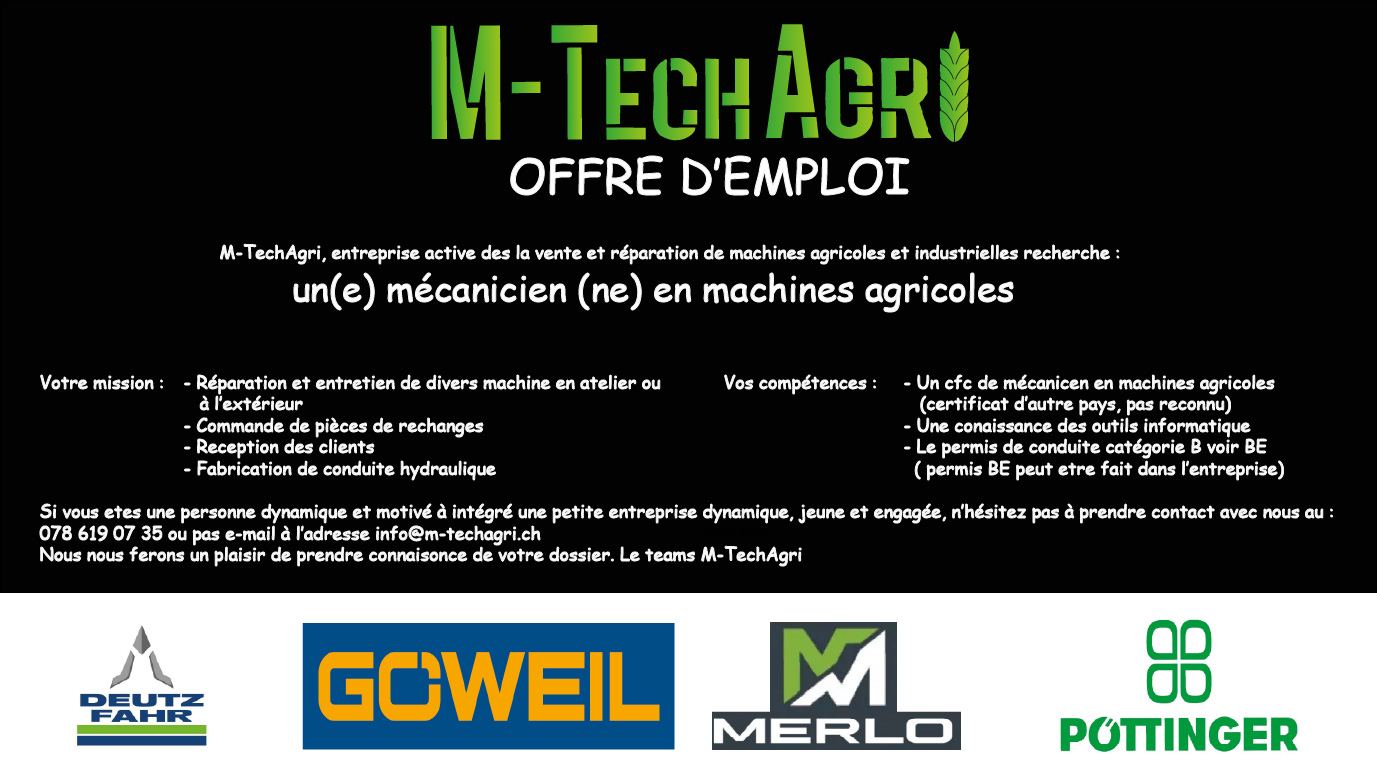 emploi M-TechAgri